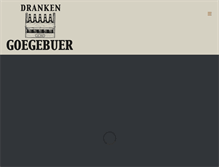 Tablet Screenshot of goegebuer.be